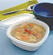 Pote cuadrado bajo