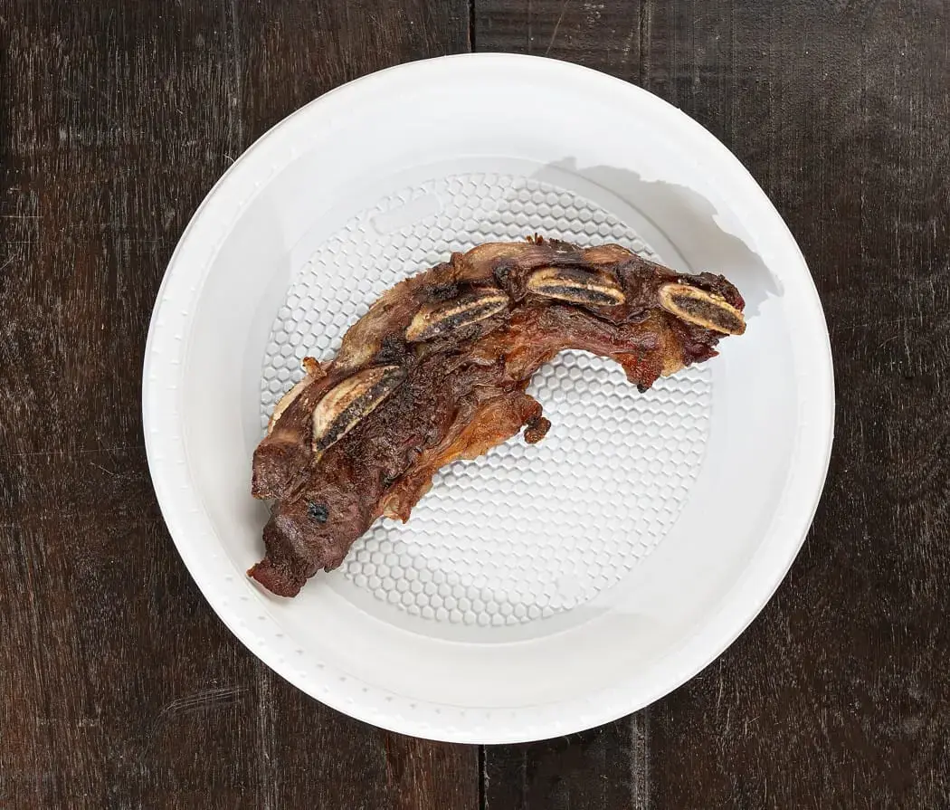 Plato llano Borde Cuadrada