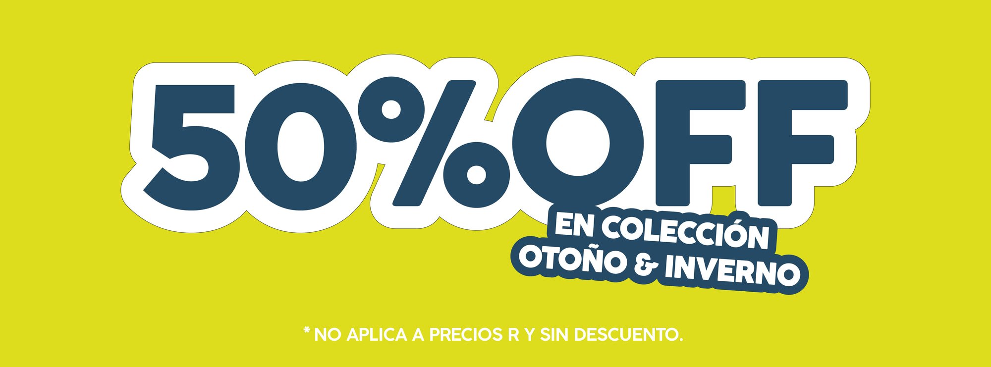 50% off invierno