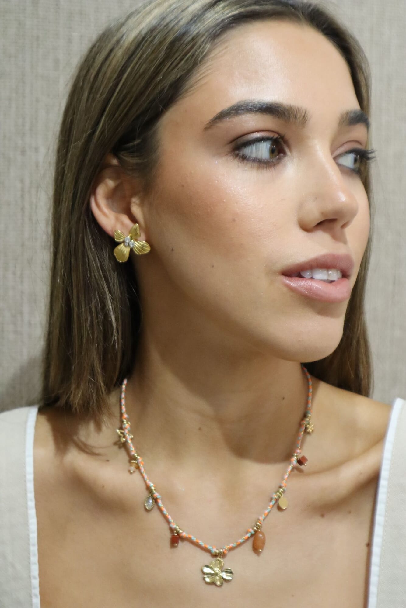 Collar Trenzado con dijes