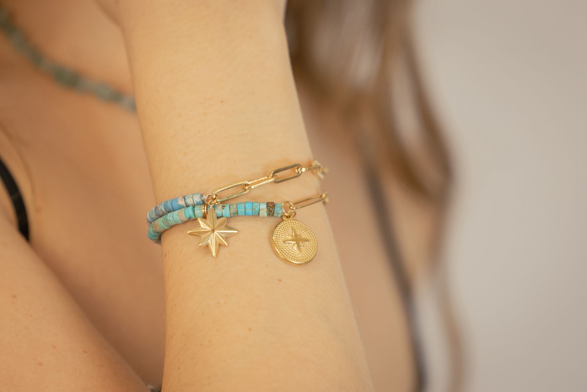 Pulsera Turquesa Estrella