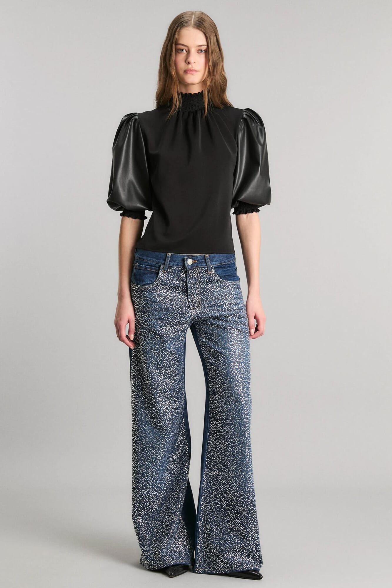 JEANS FUNKY CRYSTAL ROSE