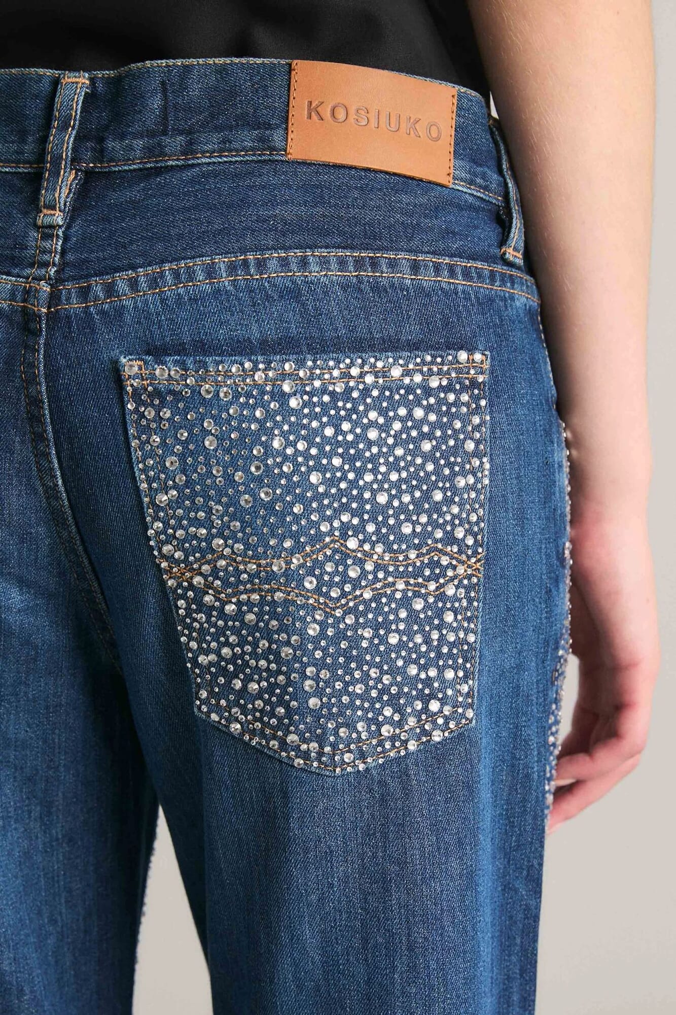 JEANS FUNKY CRYSTAL ROSE
