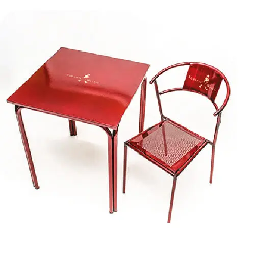 Set de mesa y silla de bar