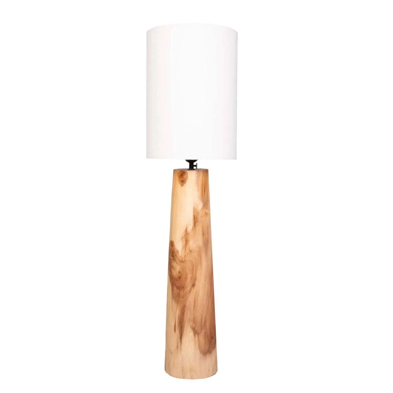 LÁMPARA DE PIE ISHA - MADERA NATURAL-BEIGE NATURAL